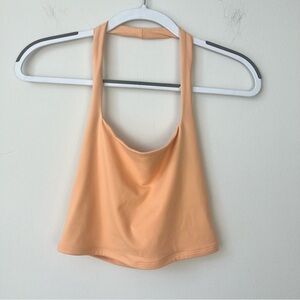 Abercrombie Soft A&F Halter Top Orange